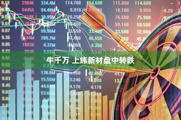 牛千万 上纬新材盘中转跌